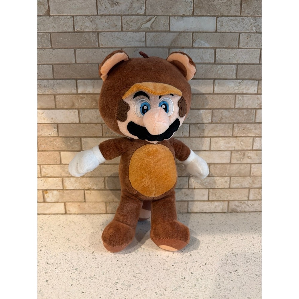 Tanooki Mario Plush Super Mario Bros Raccoon Mario Nintendo Stuffed Animal